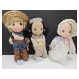 VTG Precious Moment Dolls Up To 14" H