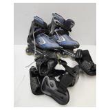 Roller Blades US Sz 9 W Knee & Elbow Pads