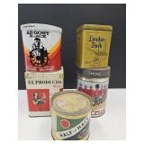 Lot Of VTG Tobacco Tins