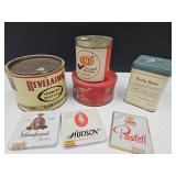 Lot Of VTG Tobacco Tins