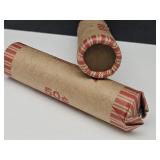 2 Full Rolls Wheat Penny Coins