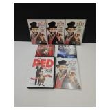 Lot Of Red Skeleton DVDs