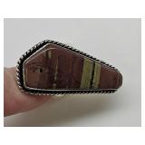 Agate Ring Sz 8