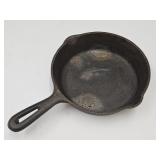 Cast Iron Skillet 6 1/2" Dia Double Pouring Spout