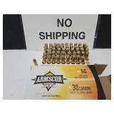 50 RDS 30 Carbine Armscor  Gun Ammo