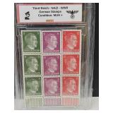 WWII German Stamps Mint Unhinged