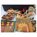 Halloween Decor, Scare Crow, Feather Turkey, Corn+