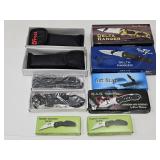 Lot Of NIB Pocket Knives Big Blue +