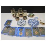 American Legion Pins, Mini Plates Tia Maria Glass