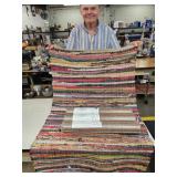 Woven Throw Rug & 3 New Wallpaper Coverings