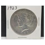 1923 Silver Peace Dollar Coin