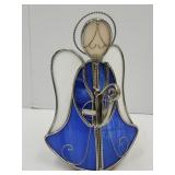 Stained Glass Angel Votive Candle Holder