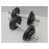 Cast Iron Barbells Weights 1, 2.5 & 5 LBS