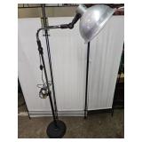 Cast Iron Base Commercial Adjustable Light 67" H
