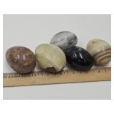 5 Marble / Stone Eggs