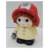 1985 Eneaco Coin Bank Fire Fighter