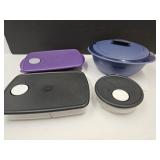 Tupperware Food Storage Bowls W Lids