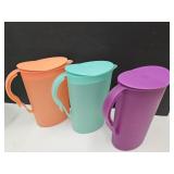 3 Tupperware Pitchers