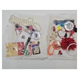 Costume Jewelry Christmas Earrings & American Pin+