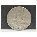 1960 D Silver Franklin Half Dollar Coin
