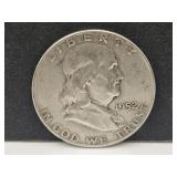 1952 Silver Franklin Half Dollar Coin