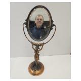 Art Nouveau 17" h  Beveled Mirror