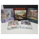 5 Puzzles W All Pieces