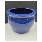 Large Ceramic Flower Planter  14 x 10" h