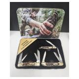 VTG Schrade Limited Tin Uncle Henrey Knife Set