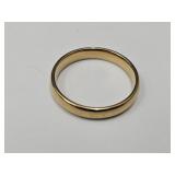 New 18k Gold Plated Band Sz 10.5