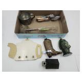 Teapot Key Holder, Utensils, Cutting Wheel, Avon +