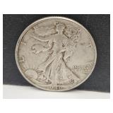 1940 Walking Liberty Silver Half Dollar Coin