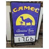 Camel Cigarette 2 Side Metal Sidewalk Sign 68x 38