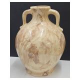 2 Handled Ceramic Vase 17" high