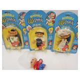3 NIP Bendable Wishnik & 1 Troll Doll