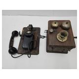 Old Phone Intercom Set