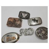 Belt Buckle Lot; HD, US Army +