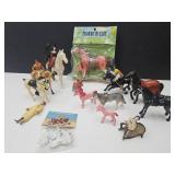 Lot of Vintage Toy Horses