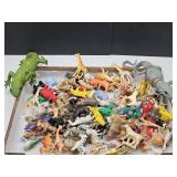 Over 2 Pounds Plastic Miniature Animals VTG & Mod