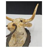 Cast Iron Bull Head  ( Newer Hitching Post)