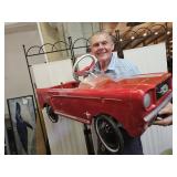 1965  AMF Red Ford  MUSTANG Convertible Pedal Car