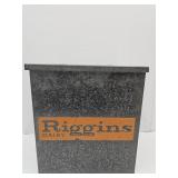 RIGGINS Muncie Indiana Galvanized Milk Bottles