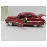 NIB 1949 Die Cast 6"L Red Mercury