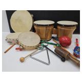 Musical Instruments, Bongos, Shakers, Tambourine +