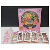 Barbie Lot; Key Chains, Memory Game & Picture Disc