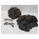 Vintage Aluminum Eye Glasses & Wigs