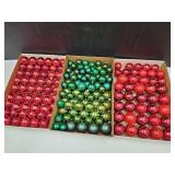 Red & Green Christmas Ornament Lot