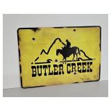 Butter Creek Metal Sign 19.5" x 13.25"