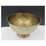 Large Brass Bowl  12" x 9" high