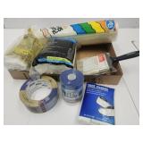 New Plastic, Paint Brushes, Tape +